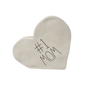 RAE DUNN Home Décor Ceramic Plaque‎ & Sign  #1MOM Artisan Collection by Magenta
